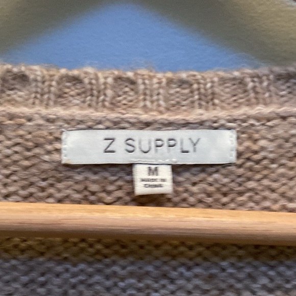 ❗️SOLD❗️Z Supply Cream/Oatmeal Knit Cardigan Size M - Picture 5 of 7